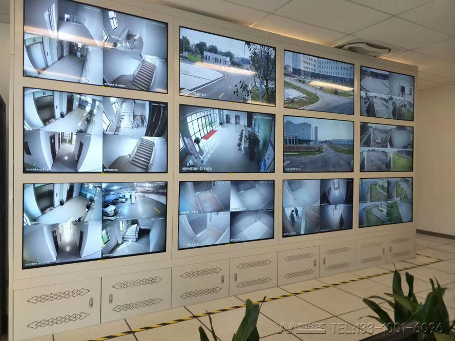 资源县高清视频监控拼接屏安装
